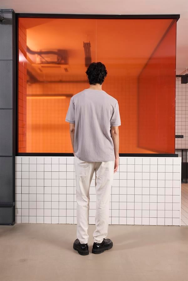 GMG Firenze-Bisiklet Yaka Logo Detaylı Erkek T Shirt-Summer'25-4-Milagron.com