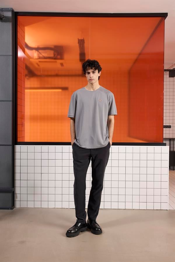 GMG Firenze-Bisiklet Yaka Logo Detaylı Erkek T Shirt-Summer'25-8-Milagron.com