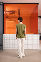 GMG Firenze-Bisiklet Yaka Logo Detaylı Kolsuz T-Shirt-T-Shirts-10-Milagron.com