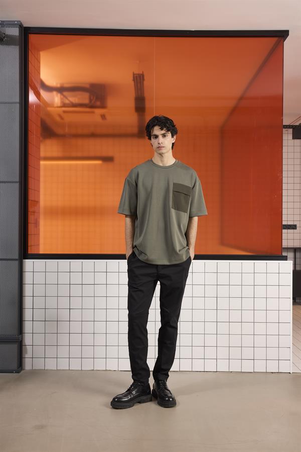 Bisiklet Yaka Modal Erkek T-Shirt