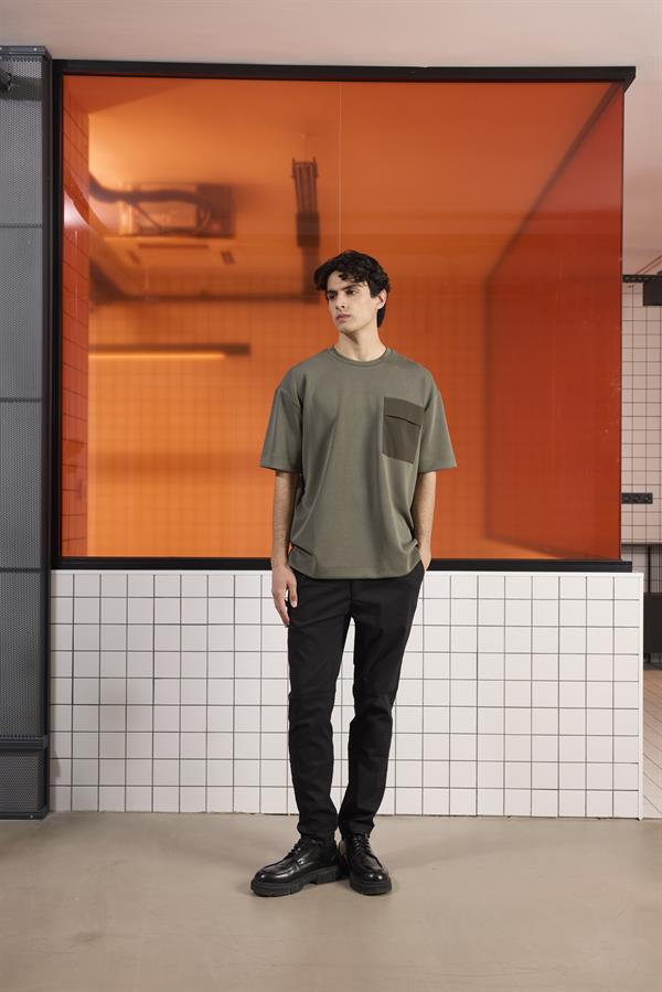 Bisiklet Yaka Modal Erkek T-Shirt