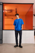 Bisiklet Yaka Oversize Erkek T-Shirt