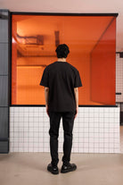 Bisiklet Yaka Rubber Baskılı Erkek T-Shirt