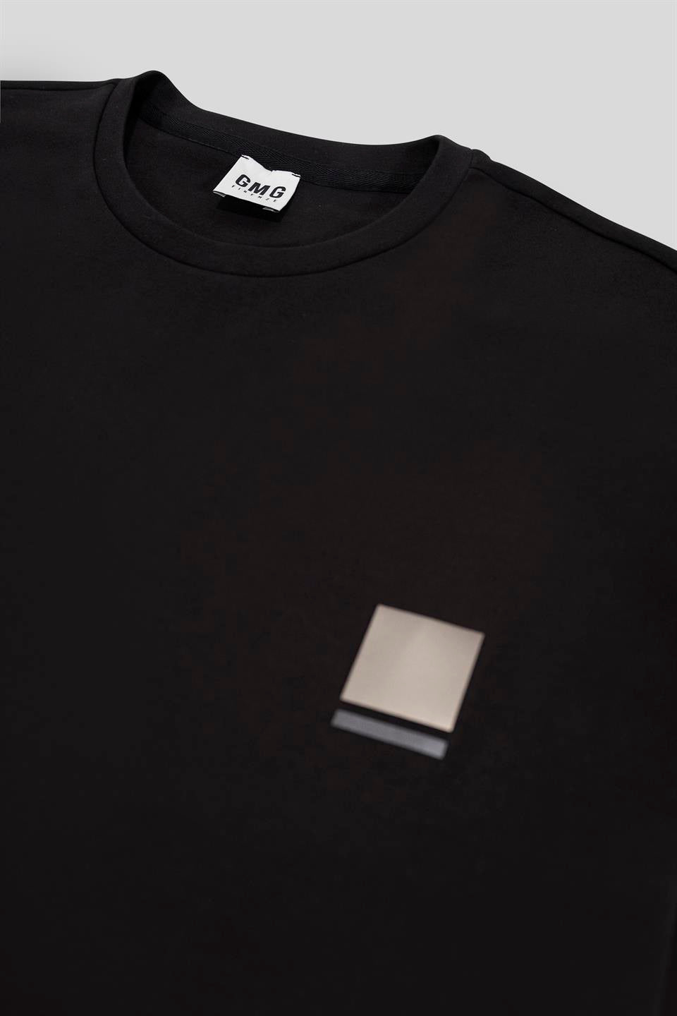 Bisiklet Yaka Rubber Baskılı Erkek T-Shirt
