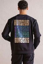 GMG Firenze-Bisiklet Yaka Sırtı Ve Göğsü Baskılı Erkek Sweatshirt-Sweatshirts & Hoodies-5-Milagron.com