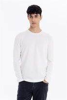 Bisiklet Yaka Slim Fit Basic Erkek Triko Kazak