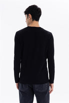 Bisiklet Yaka Slim Fit Basic Erkek Triko Kazak