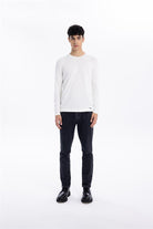 Bisiklet Yaka Slim Fit Basic Erkek Triko Kazak