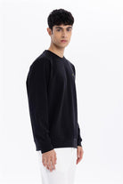 GMG Firenze-Bisiklet Yaka Slim Fit Baskılı Erkek Sweatshirt-SWEATSHIRT-7-Milagron.com