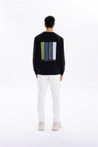GMG Firenze-Bisiklet Yaka Slim Fit Baskılı Erkek Sweatshirt-SWEATSHIRT-9-Milagron.com