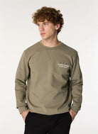 GMG Firenze-Bisiklet Yaka Sol Göğüs Üzeri Baskılı Erkek Sweatshirt-Sweatshirts & Hoodies-1-Milagron.com