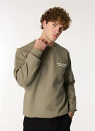 GMG Firenze-Bisiklet Yaka Sol Göğüs Üzeri Baskılı Erkek Sweatshirt-Sweatshirts & Hoodies-2-Milagron.com