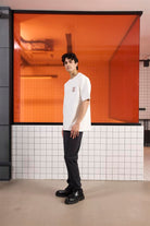 Bisiklet Yaka Yeah Baskılı Erkek T-Shirt