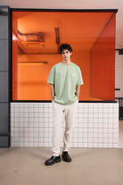 GMG Firenze-Bisiklet Yaka Yeah Baskılı Erkek T Shirt-Summer'25-10-Milagron.com