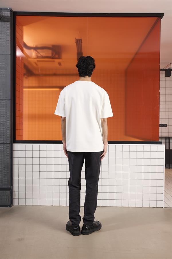 GMG Firenze-Bisiklet Yaka Yeah Baskılı Erkek T Shirt-Summer'25-5-Milagron.com