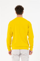 Bisiklet Yaka Zero Baskılı Erkek Sweatshirt