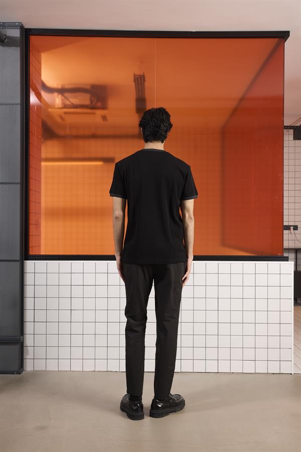 GMG Firenze-Bisiklet Yaka çizgi Detaylı Pike T Shirt-Summer'25-11-Milagron.com