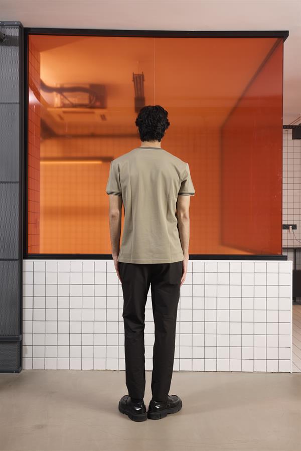 GMG Firenze-Bisiklet Yaka çizgi Detaylı Pike T Shirt-Summer'25-4-Milagron.com