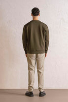 GMG Firenze-Bisiklet Yaka önü Dalga Baskılı Erkek Sweatshirt-SWEATSHIRT-3-Milagron.com