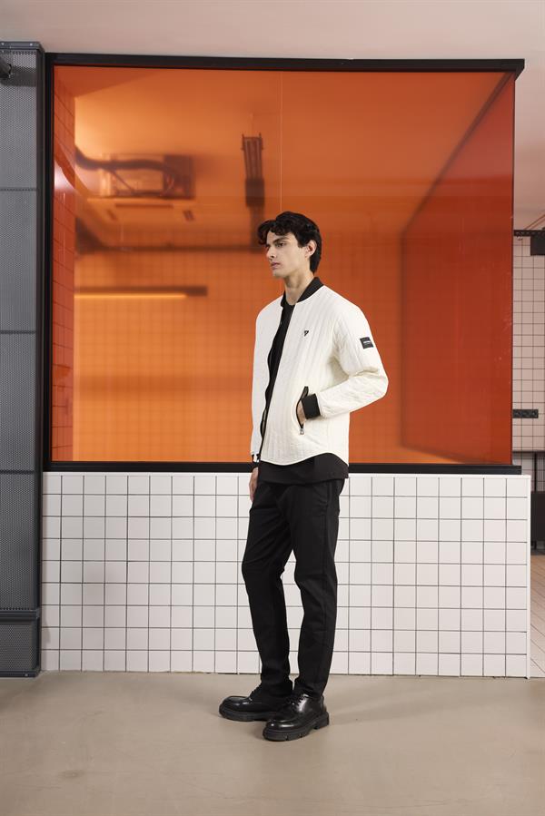 GMG Firenze-Bomber Yaka Kapitone Erkek Mont-MONT-3-Milagron.com