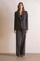GMG Firenze-Ceket Yaka Düğmeli Kadın Ceket-BLAZER CEKET-1-Milagron.com