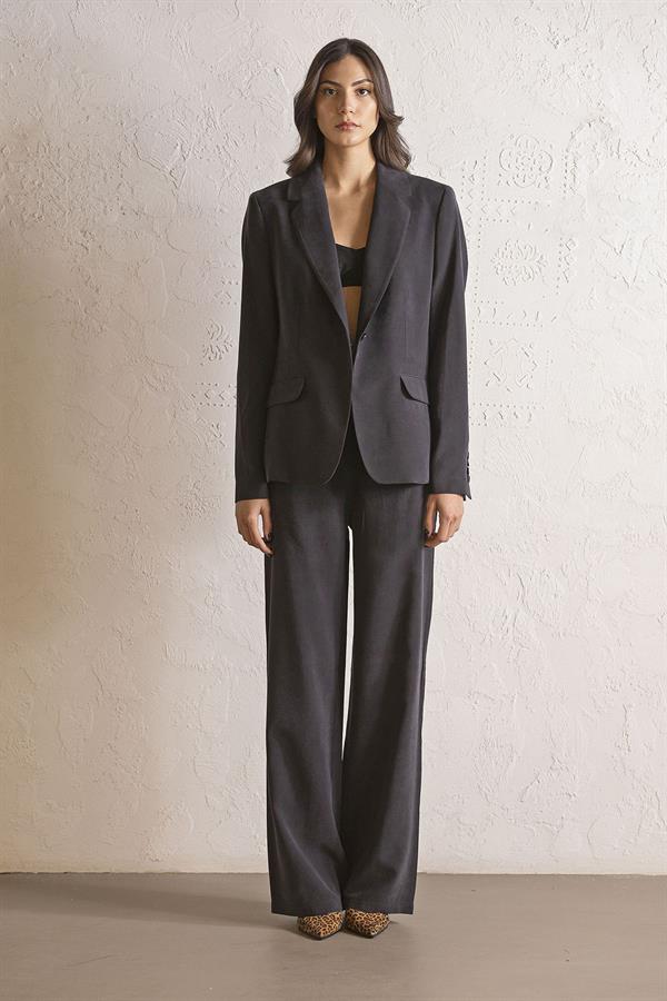 GMG Firenze-Ceket Yaka Düğmeli Kadın Ceket-BLAZER CEKET-1-Milagron.com