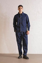 GMG Firenze-Denim Regular Fit Erkek Dış Gömlek-GÖMLEK-1-Milagron.com