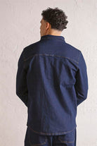 GMG Firenze-Denim Regular Fit Erkek Dış Gömlek-GÖMLEK-5-Milagron.com