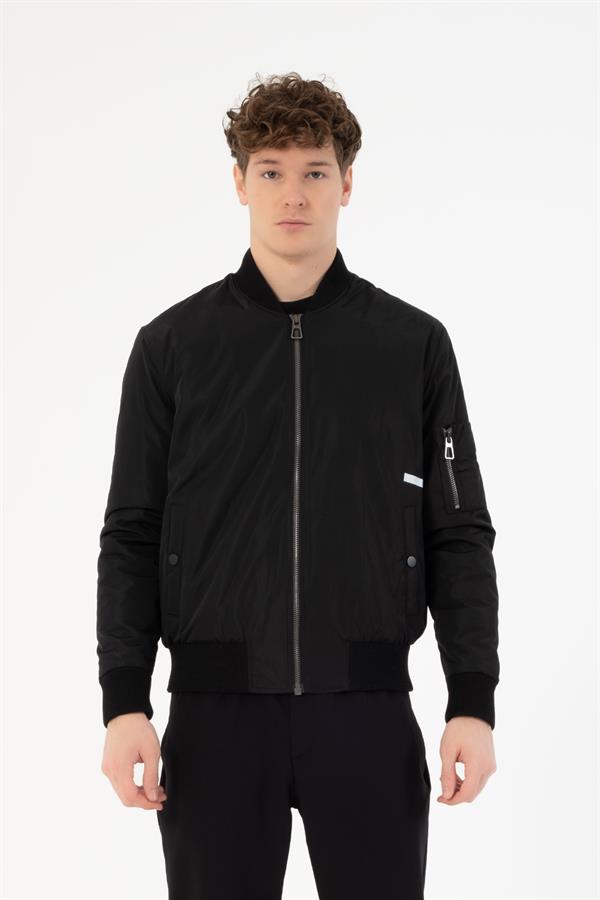 Dik Yaka Bomber Erkek Mont
