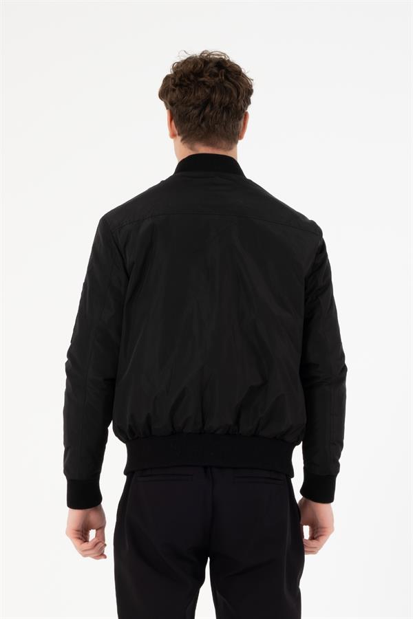 Dik Yaka Bomber Erkek Mont