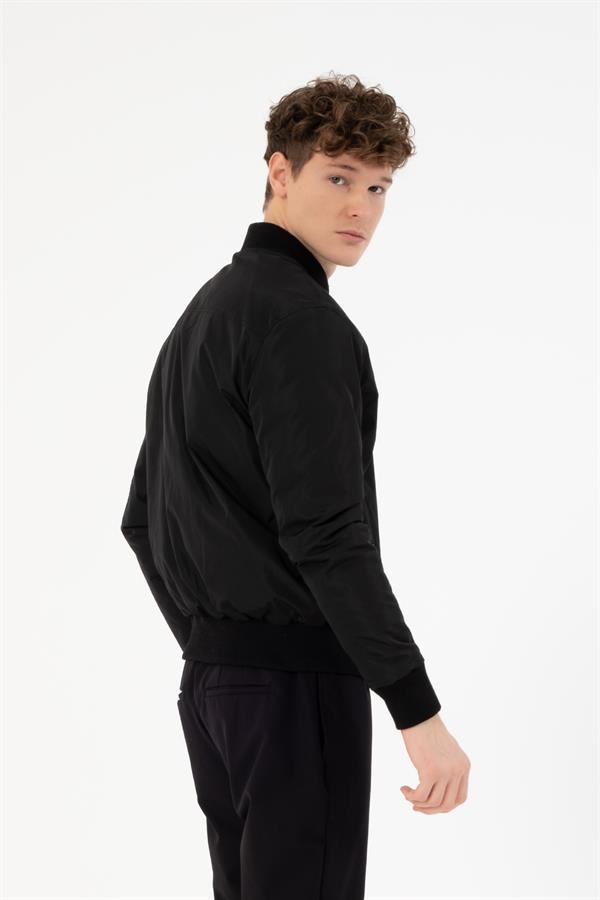 Dik Yaka Bomber Erkek Mont