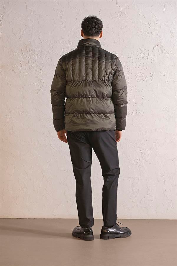GMG Firenze-Dik Yaka çift Taraflı Basic Erkek Mont-MONT-3-Milagron.com