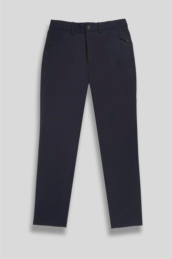 GMG Firenze-Fermuarlı Dik Cep Technic Kumaşlı Slim Fit Erkek Pantolon-PANTOLON-1-Milagron.com