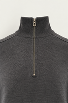 Fermuarlı Dik Yaka Slim Fit Erkek Triko Kazak