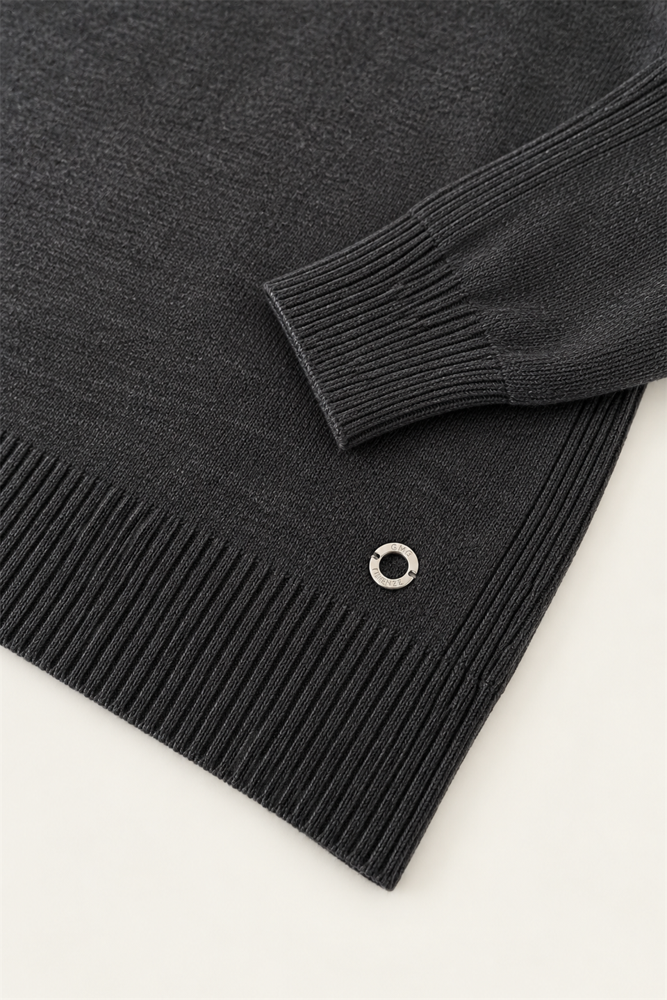 Fermuarlı Dik Yaka Slim Fit Erkek Triko Kazak