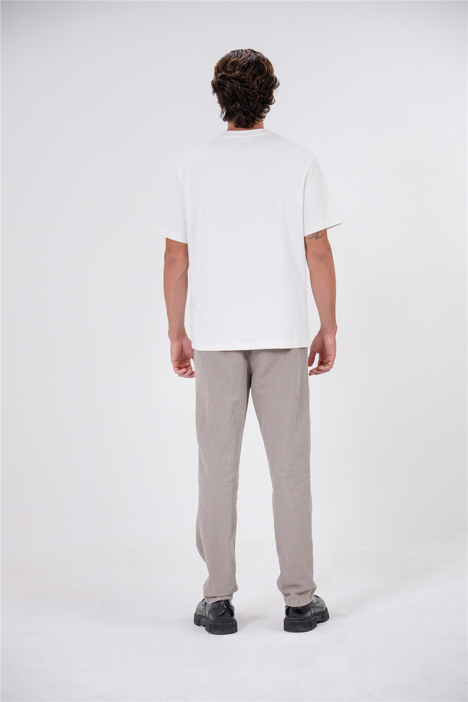 Gmg Ve Kalp Baskılı Bisiklet Yaka Erkek T-Shirt