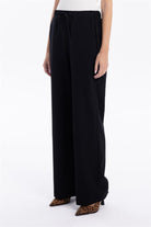 GMG Firenze-Gofre Desenli Bağcıklı Regular Kadın Dokuma Pantolon-//Özel Fi̇yatlar-10-Milagron.com