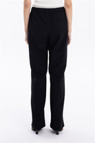 GMG Firenze-Gofre Desenli Bağcıklı Regular Kadın Dokuma Pantolon-//Özel Fi̇yatlar-11-Milagron.com