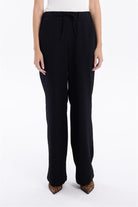 GMG Firenze-Gofre Desenli Bağcıklı Regular Kadın Dokuma Pantolon-//Özel Fi̇yatlar-9-Milagron.com