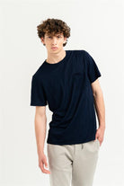 GMG Firenze-Göğüs Cepli Bisiklet Yaka Slim Fit T-Shirt-T-Shirts-3-Milagron.com