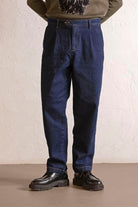 GMG Firenze-Gusto Detaylı Baggy Fit Denim Erkek Pantolon-PANTOLON-1-Milagron.com