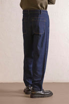 GMG Firenze-Gusto Detaylı Baggy Fit Denim Erkek Pantolon-PANTOLON-3-Milagron.com