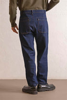 GMG Firenze-Gusto Detaylı Baggy Fit Denim Erkek Pantolon-PANTOLON-4-Milagron.com