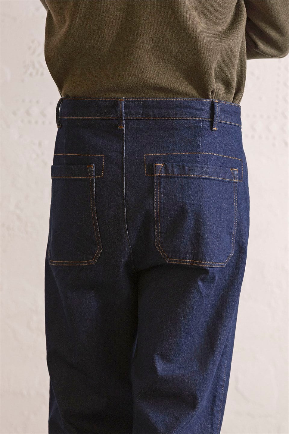 GMG Firenze-Gusto Detaylı Baggy Fit Denim Erkek Pantolon-PANTOLON-5-Milagron.com
