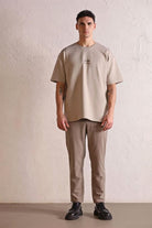 GMG Firenze-I Am Another Baskılı Oversize Erkek T Shirt-KISA KOL-11-Milagron.com