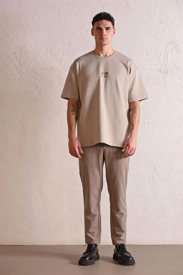 GMG Firenze-I Am Another Baskılı Oversize Erkek T Shirt-KISA KOL-11-Milagron.com