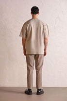 GMG Firenze-I Am Another Baskılı Oversize Erkek T Shirt-KISA KOL-13-Milagron.com