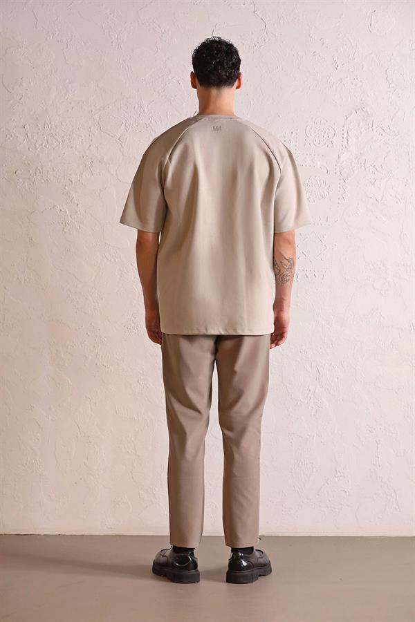 GMG Firenze-I Am Another Baskılı Oversize Erkek T Shirt-KISA KOL-13-Milagron.com