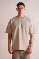 GMG Firenze-I Am Another Baskılı Oversize Erkek T Shirt-KISA KOL-14-Milagron.com