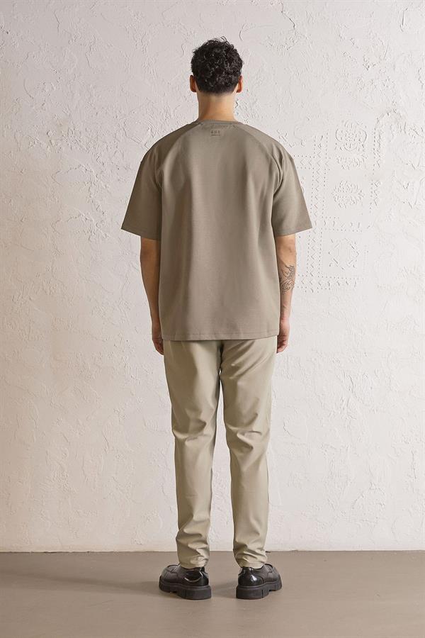 GMG Firenze-I Am Another Baskılı Oversize Erkek T Shirt-KISA KOL-3-Milagron.com